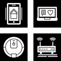 Smart Phone and Chat and Laptop Icon vector