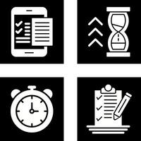 Check List and Quick Response Icon vector