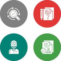 Research and Question Icon vector