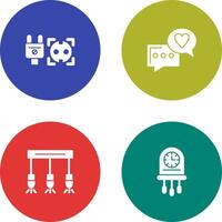 Socket and Chat Icon vector