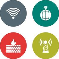 Signal on User and global Signals Icon vector