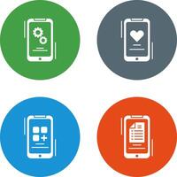 Setting and Favourite Icon vector
