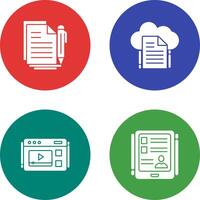 Document and File Icon vector