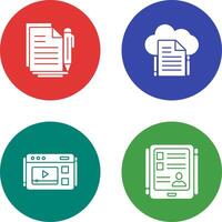 Document and File Icon vector