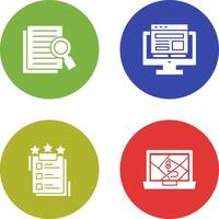 Details Looking and Adaptive Icon vector