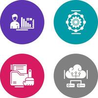 Consulting and Automated Icon vector