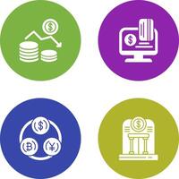 Money Loss and Online Payment Icon vector