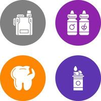 Vape and Vape Liquid Icon vector