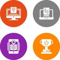 Quiz and Registration Icon vector