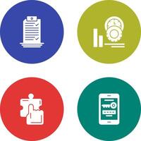 Check List and Performance Icon vector
