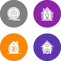 Fire Alarm and Home Automation Icon vector