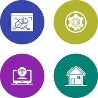 Magnet and Solution Icon vector