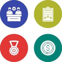Meeting and Result Icon vector