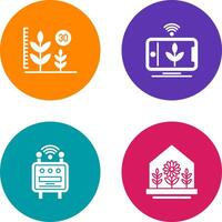 Growth and Device Icon vector