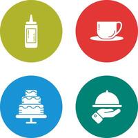 Sauce and Tea Icon vector