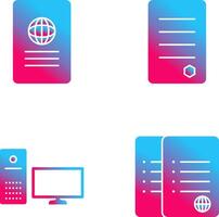 global report and reports Icon vector