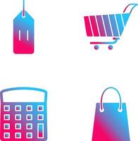 deals and shopping cart Icon vector