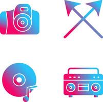Camera and Arrows Icon vector