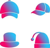 Cap and Hat Icon vector