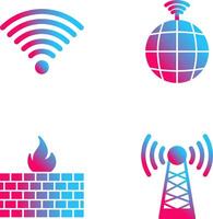 Signal on User and global Signals Icon vector