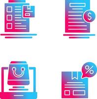 Order List and Your Bill Icon vector
