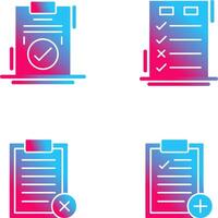 Today to Done Check List and Checkmark Icon vector