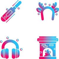 Thermometer and Headband Icon vector