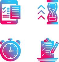 Check List and Quick Response Icon vector