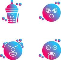 Drink and Dizzy Icon vector