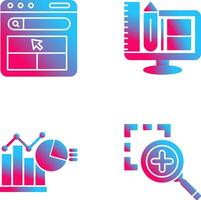 Website and Web Design Icon vector