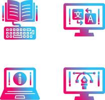 Study and Language Icon vector