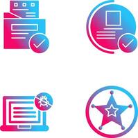 File Protection and Guarantee Icon vector