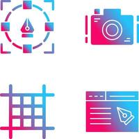 Camera and Icon vector