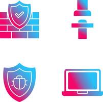 Firewall and Seat Icon vector