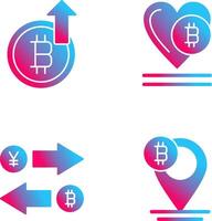 Profit and Heart Icon vector