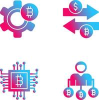 Setting and Money Exchange Icon vector