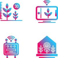 Growth and Device Icon vector