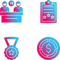 Meeting and Result Icon vector