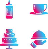 Sauce and Tea Icon vector