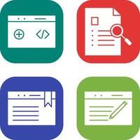 clean code and case study Icon vector