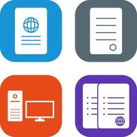 global report and reports Icon vector
