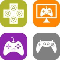 juego de azar controlar y en línea juegos icono vector