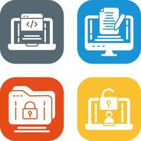 Coding and Note Icon vector
