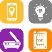 Gps and Smart Energy Icon vector