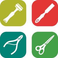 Sledgehmmer and Chisel Icon vector