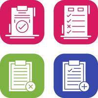 Today to Done Check List and Checkmark Icon vector