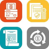 Payment and Protection Icon vector