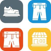 Shoes and Pants Icon vector