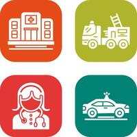 Ssd and Fire Truck Icon vector