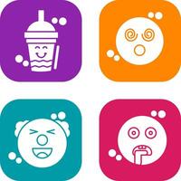 Drink and Dizzy Icon vector
